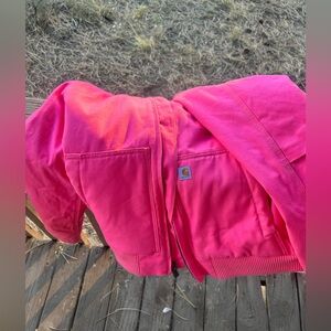BRIGHT CARHARTT PINK girls medium fits women’s small